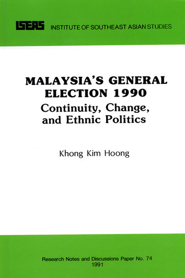 Malaysia's 1990 General Election main product photo