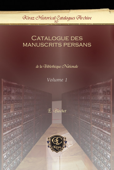 Catalogue des manuscrits persans main product photo