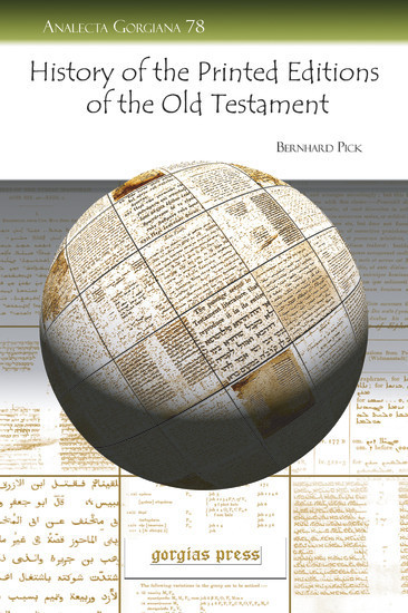 History of the Printed Editions of the Old Testament main product photo