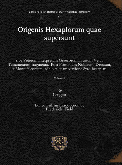 Origenis Hexaplorum quae supersunt main product photo