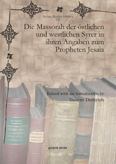 Die Massorah der östlichen und westlichen Syrer in ihren Angaben zum Propheten Jesaia main product photo
