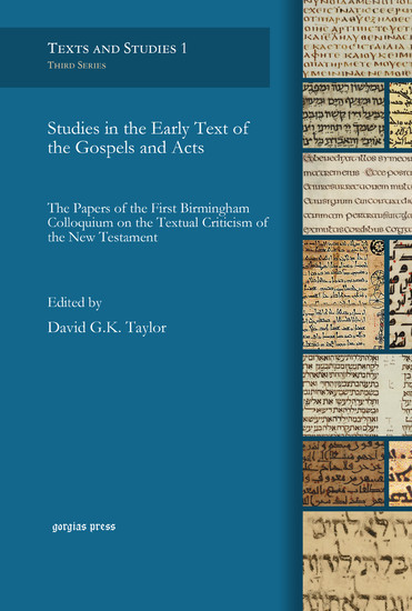 Studies in the Early Text of the Gospels and Acts main product photo