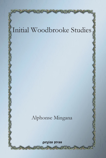 Initial Woodbrooke Studies main product photo