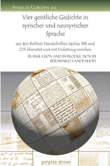 Vier geistliche Gedichte in syrischer und neusyrischer Sprache main product photo