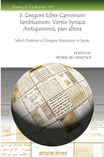 S. Gregorii Liber Carminum Iambicorum: Versio Syriaca Antiquissima, pars altera main product photo