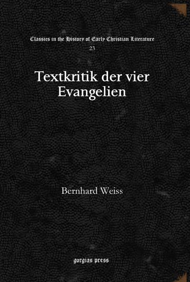 Textkritik der vier Evangelien main product photo