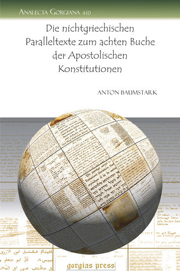 Die nichtgriechischen Paralleltexte zum achten Buche der Apostolischen Konstitutionen main product photo