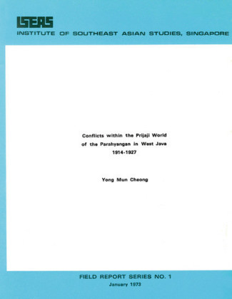 Conflicts within the Prijaji World of the Parahyangan in West java 1914 - 1927