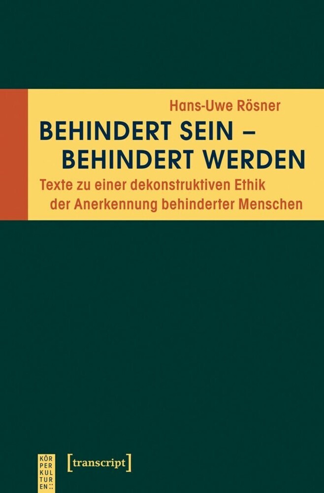 Behindert sein - behindert werden main product photo