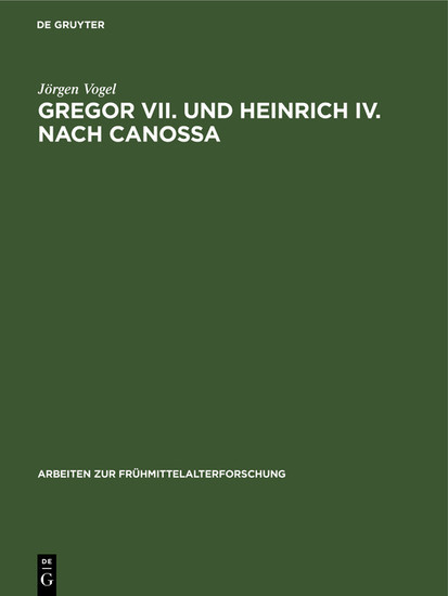 Gregor VII. und Heinrich IV. nach Canossa main product photo