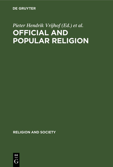 Official and Popular Religion main product photo