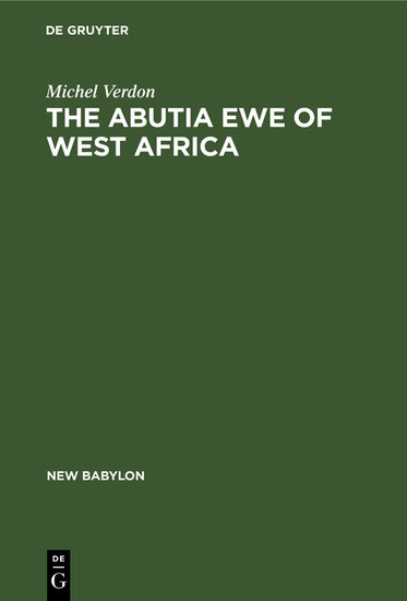 The Abutia Ewe of West Africa main product photo