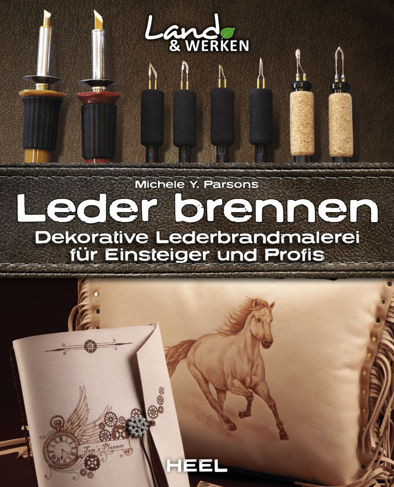 Leder brennen: Dekorative Lederbrandmalerei für Einsteiger und Profis main product photo