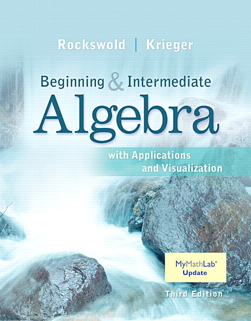 Beginning and Intermediate Algebra with Applications & Visualization MyMathLab Update with eText -- Access Card Package, m. 1 Beilage, m. 1 Online-Zugang main product photo