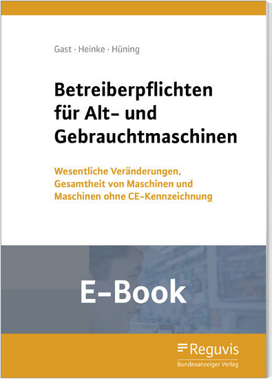 Betreiberpflichten für Alt- und Gebrauchtmaschinen (E-Book) main product photo