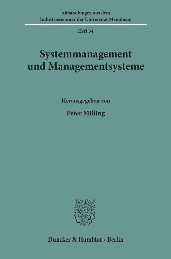 Systemmanagement und Managementsysteme. main product photo