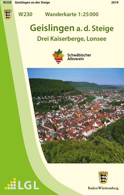 Topografische Wanderkarte Baden-Württemberg Geislingen a. d. Steige main product photo