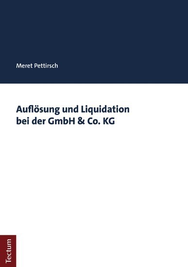 Auflösung und Liquidation bei der GmbH & Co. KG main product photo