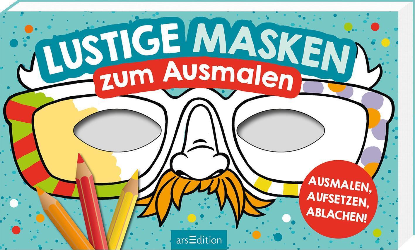 Lustige Masken zum Ausmalen main product photo