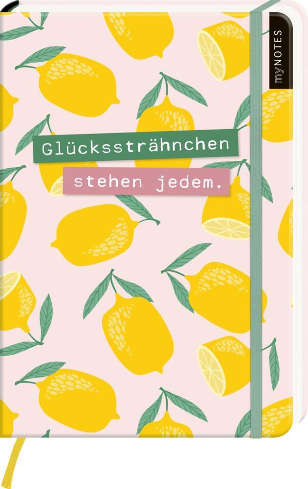 myNOTES Notizbuch A5: Glückssträhnchen stehen jedem main product photo