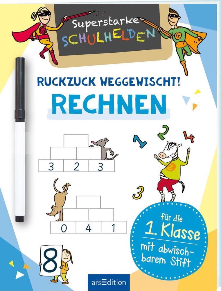 Superstarke Schulhelden - Ruckzuck weggewischt! Rechnen main product photo