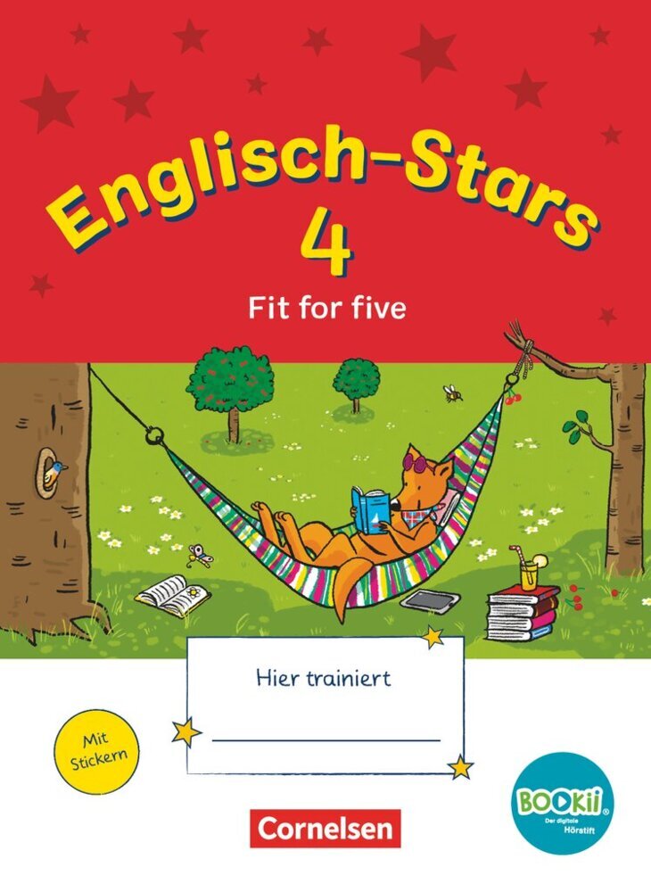Englisch-Stars - BOOKii-Ausgabe - 4. Schuljahr - Fit for five main product photo