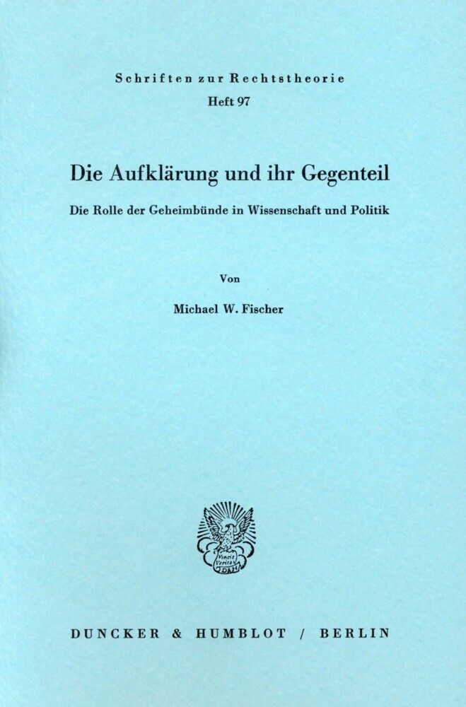 Die Aufklärung und ihr Gegenteil. main product photo