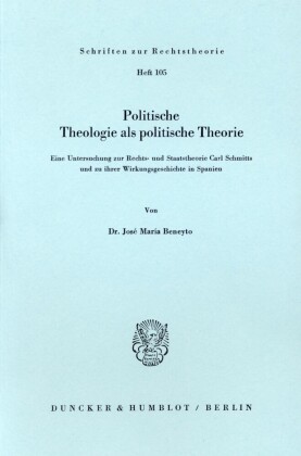 Politische Theologie als politische Theorie.
