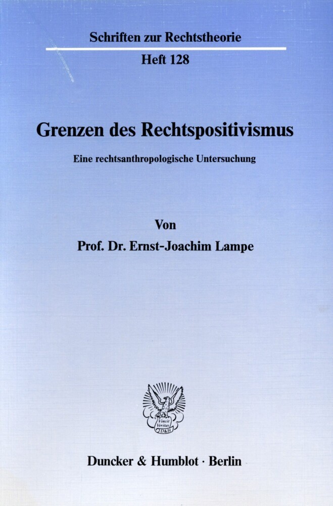 Grenzen des Rechtspositivismus. main product photo