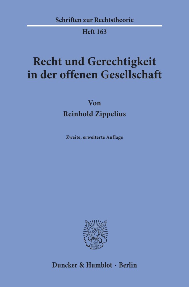 Recht und Gerechtigkeit in der offenen Gesellschaft. main product photo