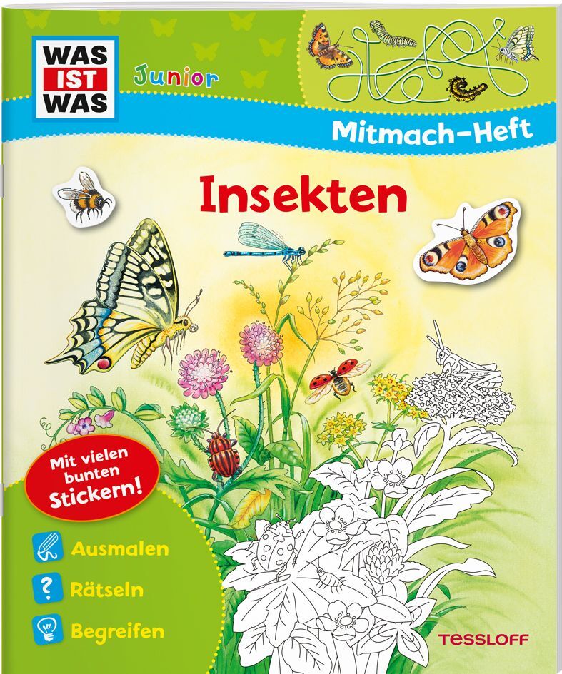 WAS IST WAS Junior Mitmach-Heft. Insekten main product photo