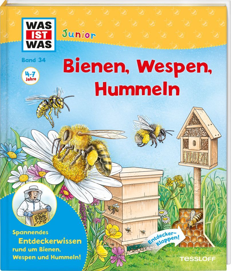 WAS IST WAS Junior Band 34 Bienen, Wespen, Hummeln main product photo