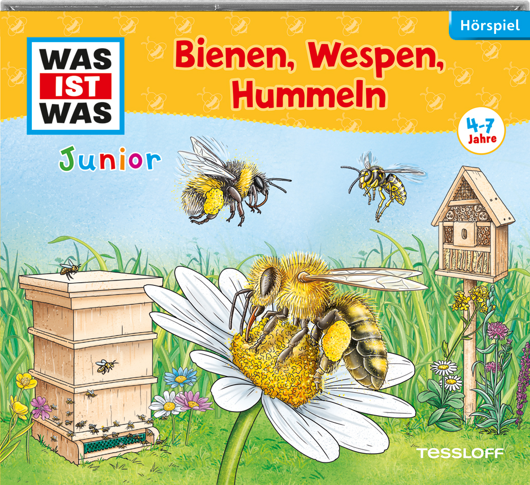 WAS IST WAS Junior Hörspiel. Bienen, Wespen, Hummeln, Audio-CD main product photo