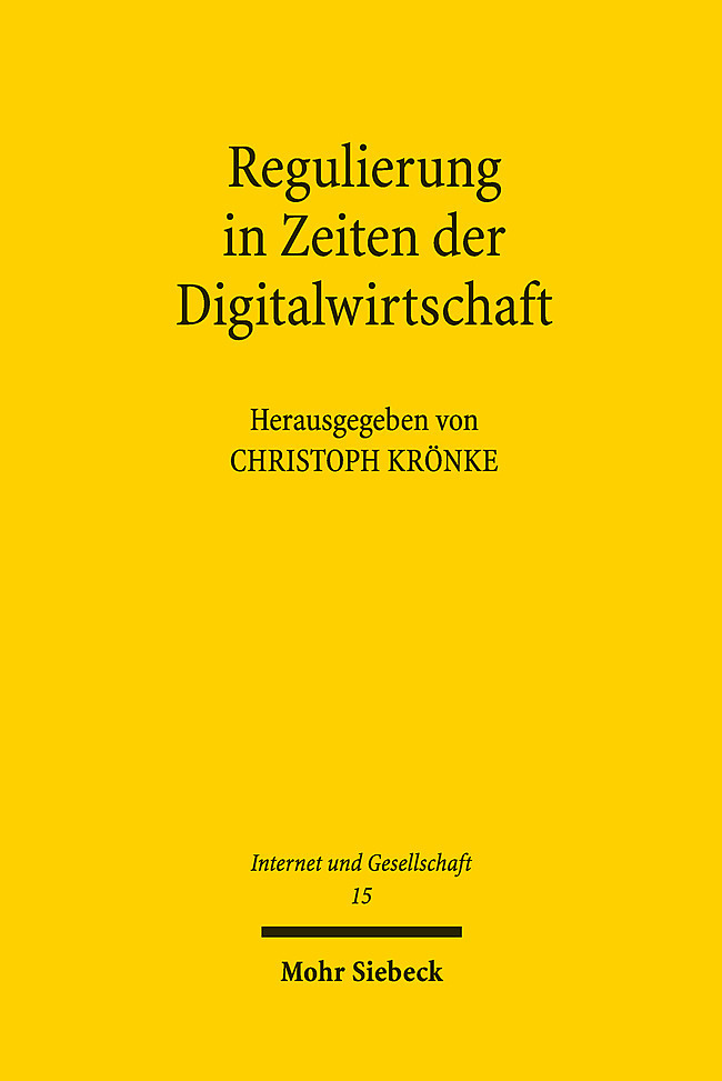 Regulierung in Zeiten der Digitalwirtschaft main product photo