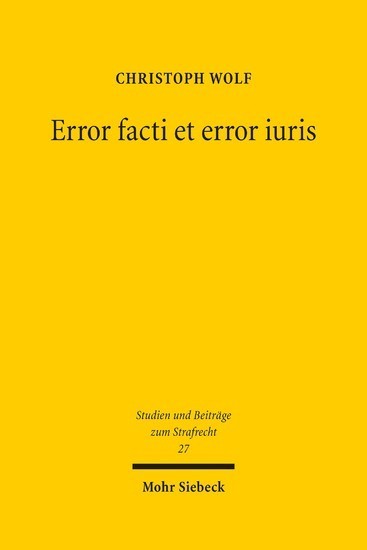 Error facti et error iuris main product photo