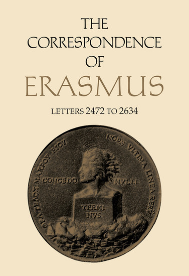 The Correspondence of Erasmus main product photo