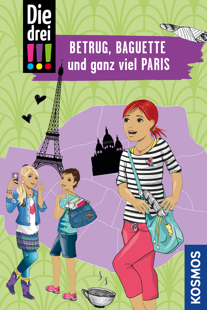 Die drei !!!, Betrug, Baguette und ganz viel Paris main product photo
