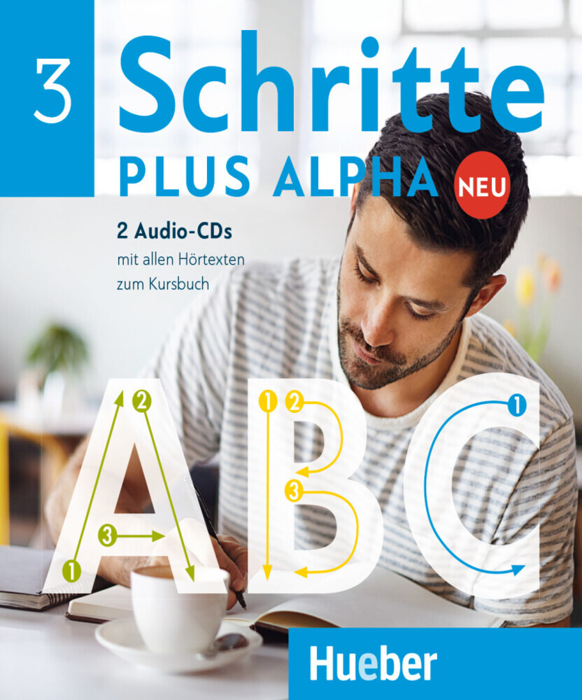 Schritte plus Alpha Neu, 2 Audio-CDs mit allen Hörtexte zum Kursbuch main product photo