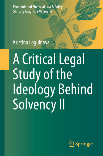 A Critical Legal Study of the Ideology Behind Solvency II main product photo