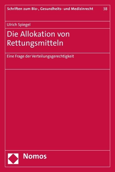 Die Allokation von Rettungsmitteln main product photo