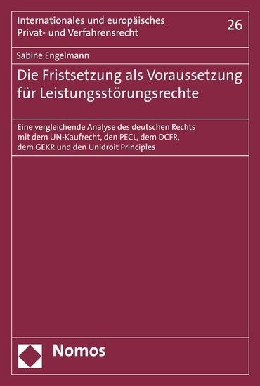 Die Fristsetzung als Voraussetzung für Leistungsstörungsrechte main product photo