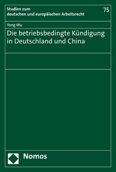 Die betriebsbedingte Kündigung in Deutschland und China main product photo