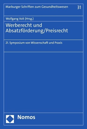 Werberecht und Absatzförderung/Preisrecht main product photo