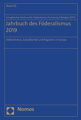 Jahrbuch des Föderalismus 2019 main product photo