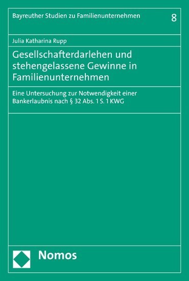 Gesellschafterdarlehen und stehengelassene Gewinne in Familienunternehmen main product photo