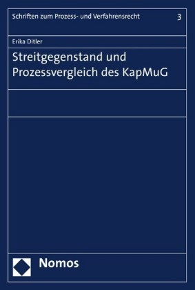 Streitgegenstand und Prozessvergleich des KapMuG