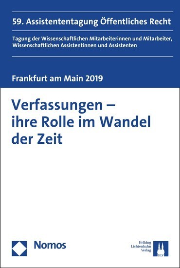 Verfassungen - ihre Rolle im Wandel der Zeit main product photo