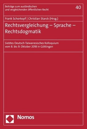 Rechtsvergleichung - Sprache - Rechtsdogmatik