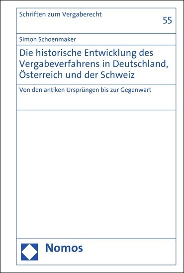 Die historische Entwicklung des Vergabeverfahrens in Deutschland, Österreich und der Schweiz main product photo