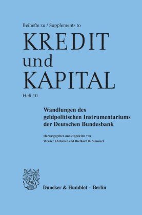 Wandlungen des geldpolitischen Instrumentariums der Deutschen Bundesbank.
